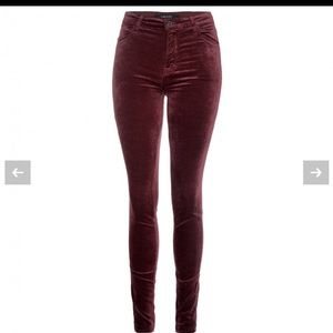 J BRAND Maria Velvet Skinny Jeans
